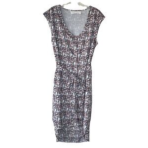 The Impeccable Pig Dress Multicolor Red Blue Sleeveless‎ Summer Women's Size S